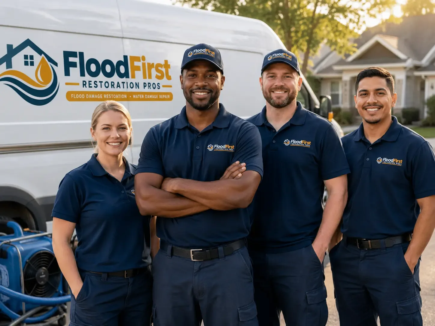 Flood Damage Restoration company in Stowell, TX